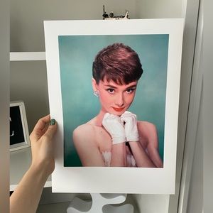 AUDREY HEPBURN Unframed photograph
